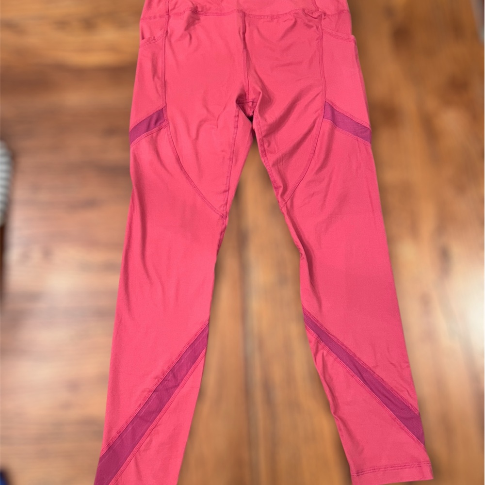 Rae Mode Athleisure Hooded Jacket and Leggings NWT Size Large in Red/Coral - Picture 3 of 14